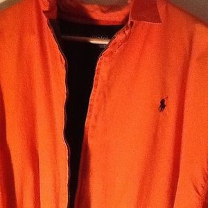 Orange polo jacket 🔥🌧☀️🌧